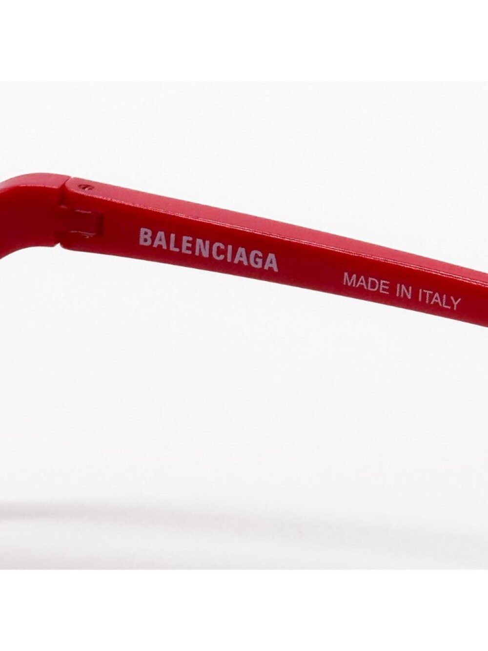 NEW BALENCIAGA BB0289S 005 SUNGLASSES RED GEOMETRIC UNISEX EYEWEAR BALENCIAGA - Picture 8 of 9